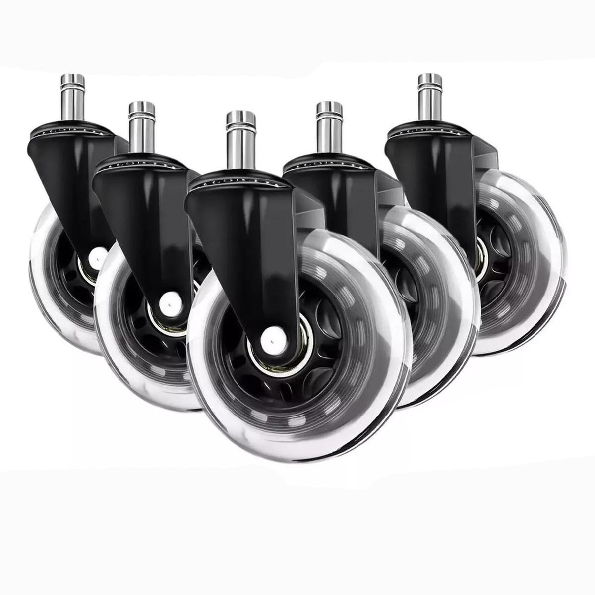 LINKON - Ruedas Para Silla Escritorio Tipo Roller Set 5 Universales