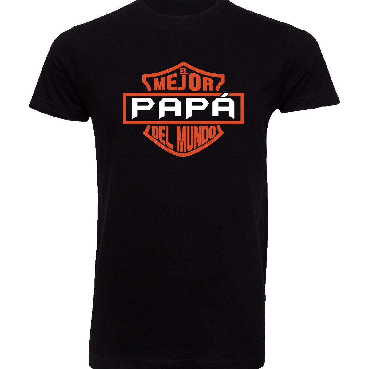 MDC - Polera Manga Corta Hombre Mejor Papá Del Mundo Harley