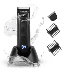BALLSCOUT - Afeitadora Smooth Resistente Al Agua Kit Accesorio - Negro