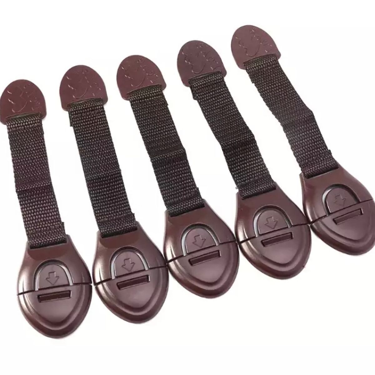 MERCADO CBF - Cierres Seguridad Traba Puertas o Cajones Pack 5 Un. Cafes