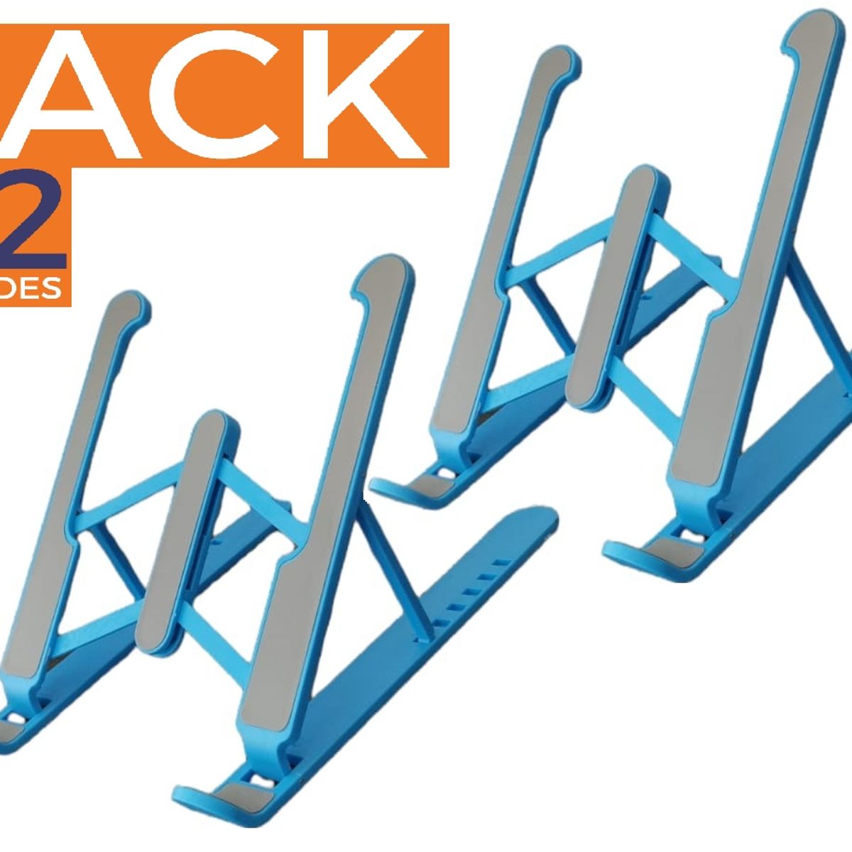 GENERICO - Pack x2 Soporte Notebook Escritorio Soporte Computador