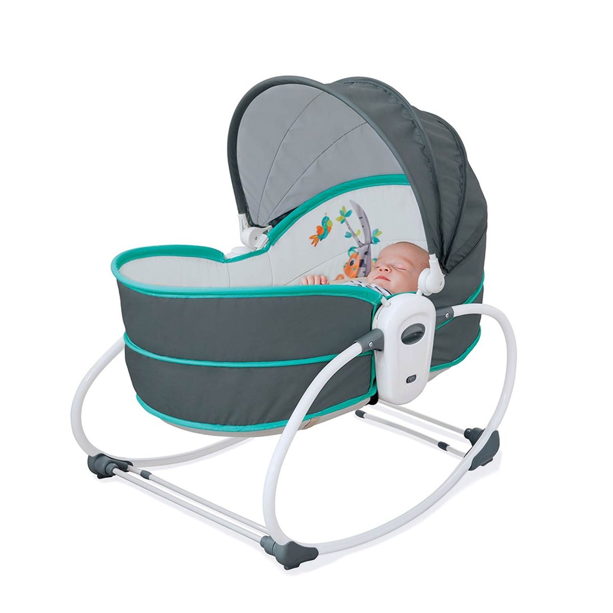INFANTI - Silla Nido Mecedora 5 en 1 INFANTI Rocker Verde