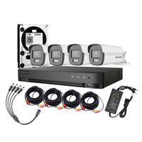 Kit 4 Cámaras ColorVU 4 Bala Full Color de Noche