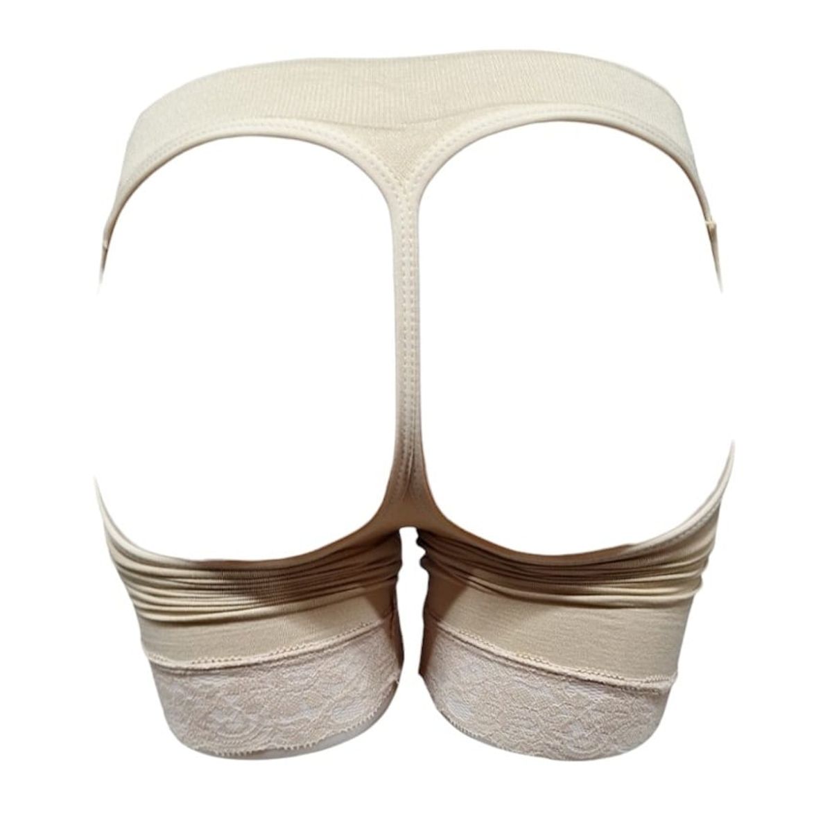 GARSIL - Calzon Short Mujer Levanta Gluteo - Cola Con Encaje y Pierna Larga