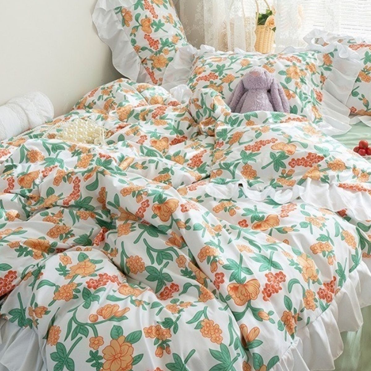 HOMER DESIGN - Set Ropa De Cama Sabanas +funda De Plumon 1.5 Plazas Hsjjhb10