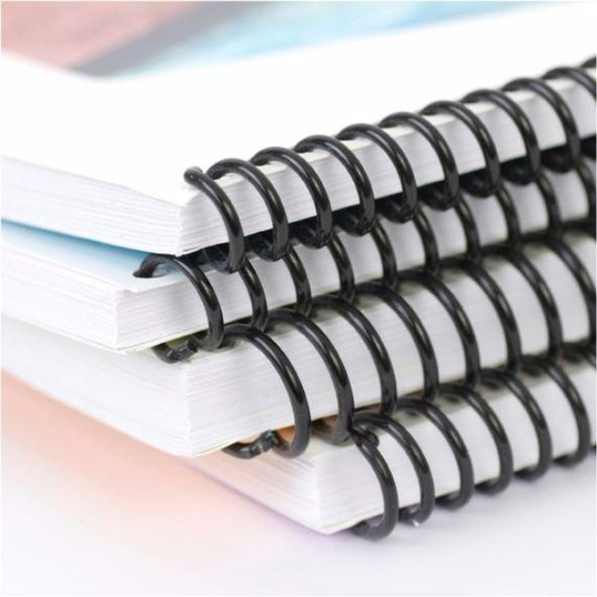 TERMOLAM - Espiral plástico Negro 14mm (110 hojas) 100 unidades