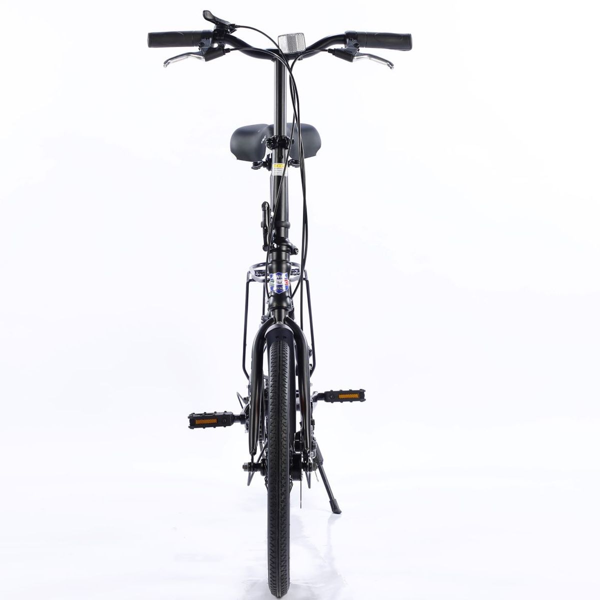 LAUX - BiCICLETA PLEGABLE ARO 20 ECOCITY COLOR NEGRO MATE