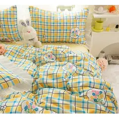 HOMER DESIGN - Set Ropa De Cama Sabanas +funda De Plumon 1.5 Plazas Hshbls1