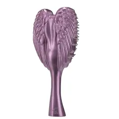 GENERICO - Cepillo Para Peinar Diseño Alas de Ángel Morado Metalizado