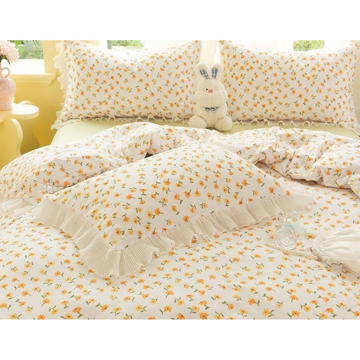 HOMER DESIGN - Set Ropa De Cama Sabanas +funda De Plumon 1.5 Plazas Hshbls3