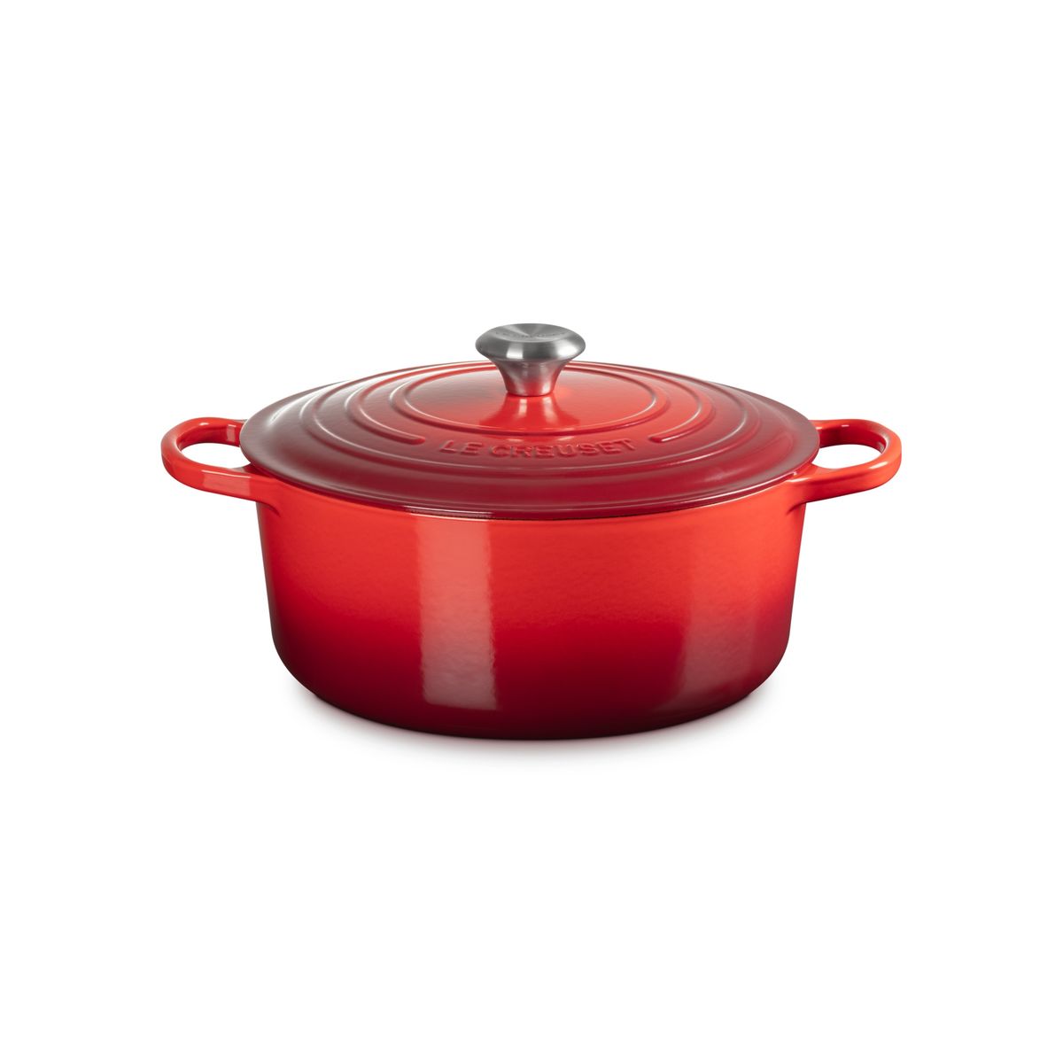 LE CREUSET - Le Creuset Cocotte Redonda 28cm Cereza Hierro