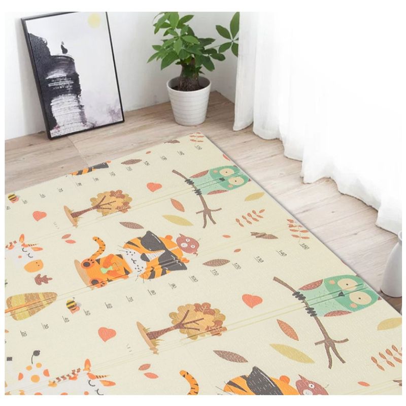 GENERICO - ALFOMBRA ANTIGOLPES TIGRES Y UNICORNIOS 120x180 CM PLEGABLE