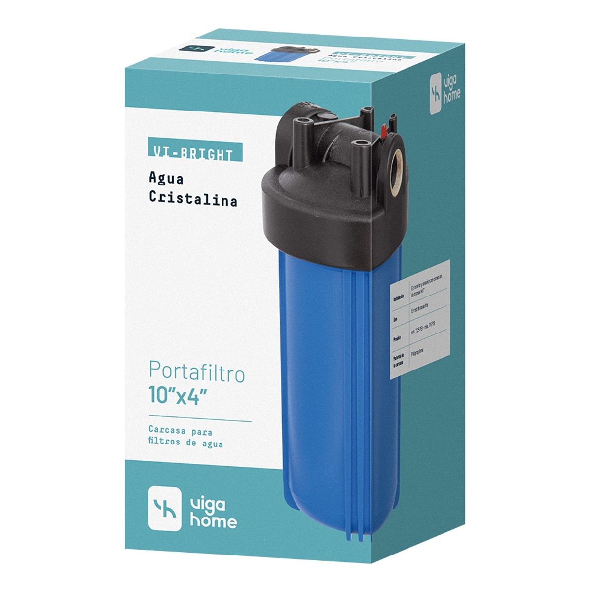 VIGAHOME - Carcasa para filtros de sedimento 10x4 Vigahome