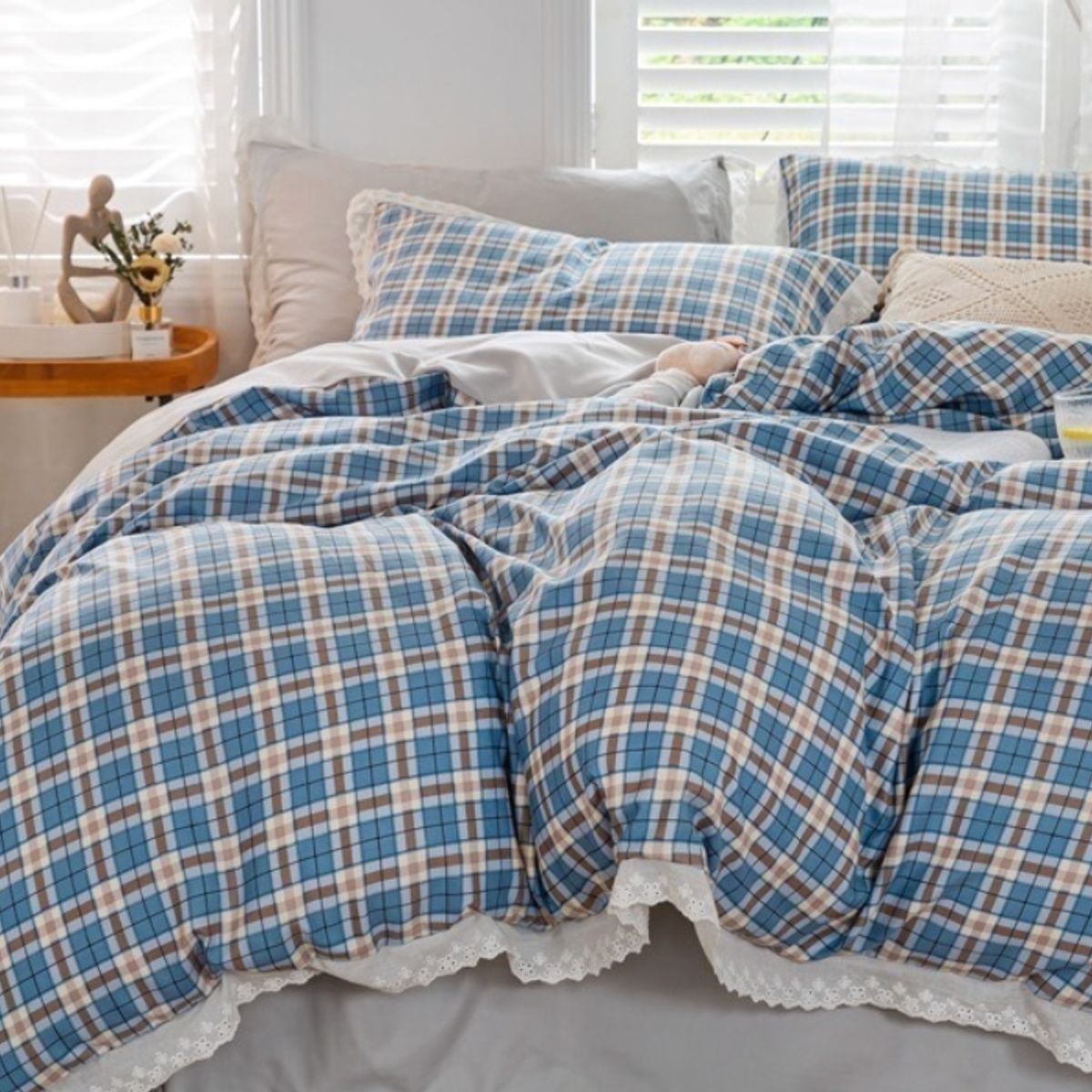 HOMER DESIGN - Set Ropa De Cama Sabanas +funda De Plumon 2 Plazas kk3