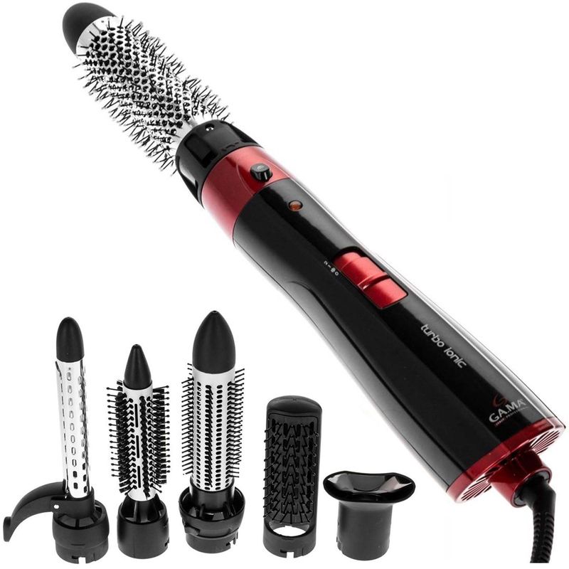 GAMA - Set Modelador Turbo Ionic Secado Alisador Ondulador Rizador