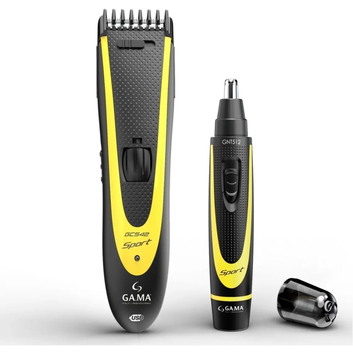 GAMA - Set Cortapelo Sport GC542 Usb Gama  y Trimmer GNT512 Inalámbrico