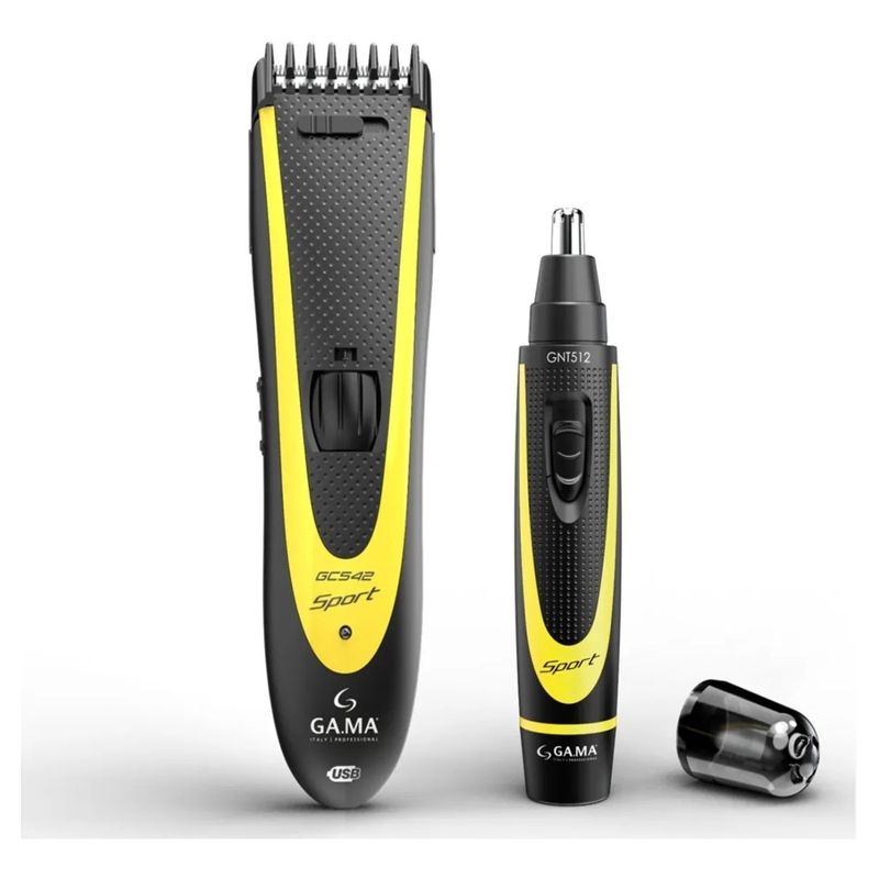 GAMA - Set Cortapelo Gama Sport Gc542 Usb  Trimmer Gnt512 Inalámbrico