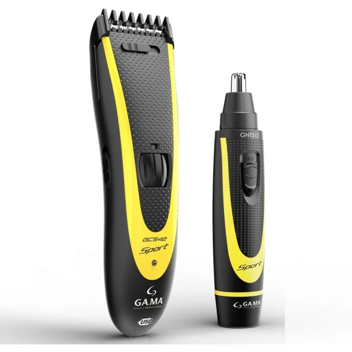GAMA - Set Cortapelo Sport GC542 Usb Gama  y Trimmer GNT512 Inalámbrico