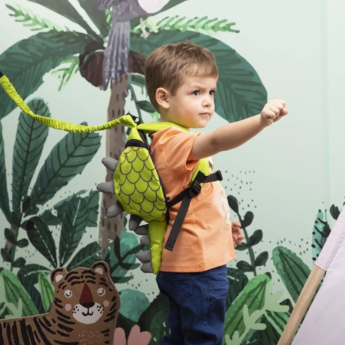 INFANTI - Mochila Arnés Dinosaurio INFANTI