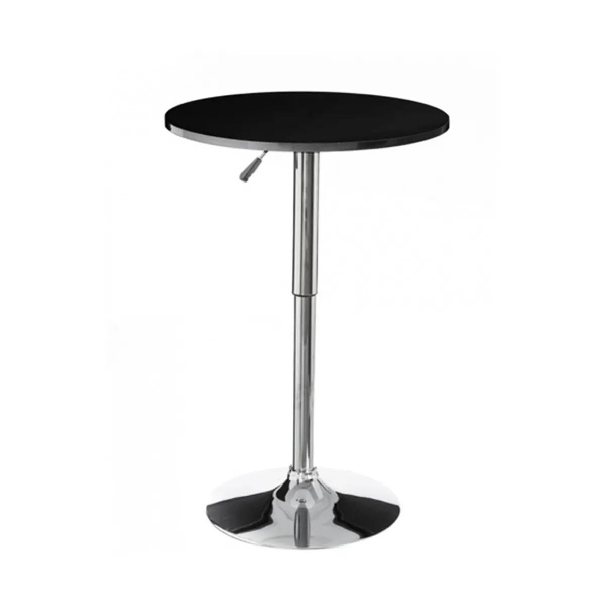 GENERICO - Mesa Bar De Metal 60x90cm Cubierta Negra Bighouse