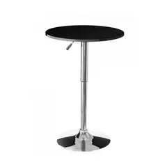 GENERICO - Mesa Bar De Metal 60x90cm Cubierta Negra Bighouse