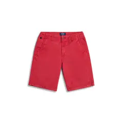 FEROUCH - Bermuda Garment Dyed F Rojo