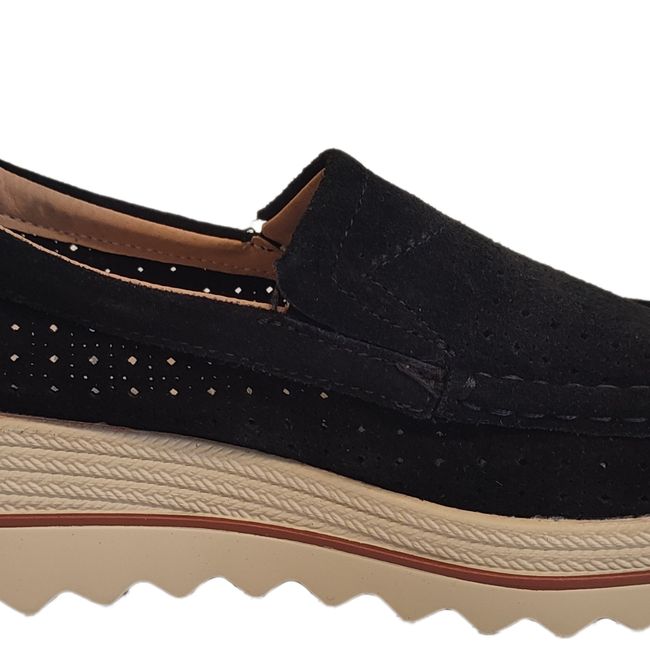 NORTHWEST - Zapatilla De Cuero Mujer Fantasy Negro