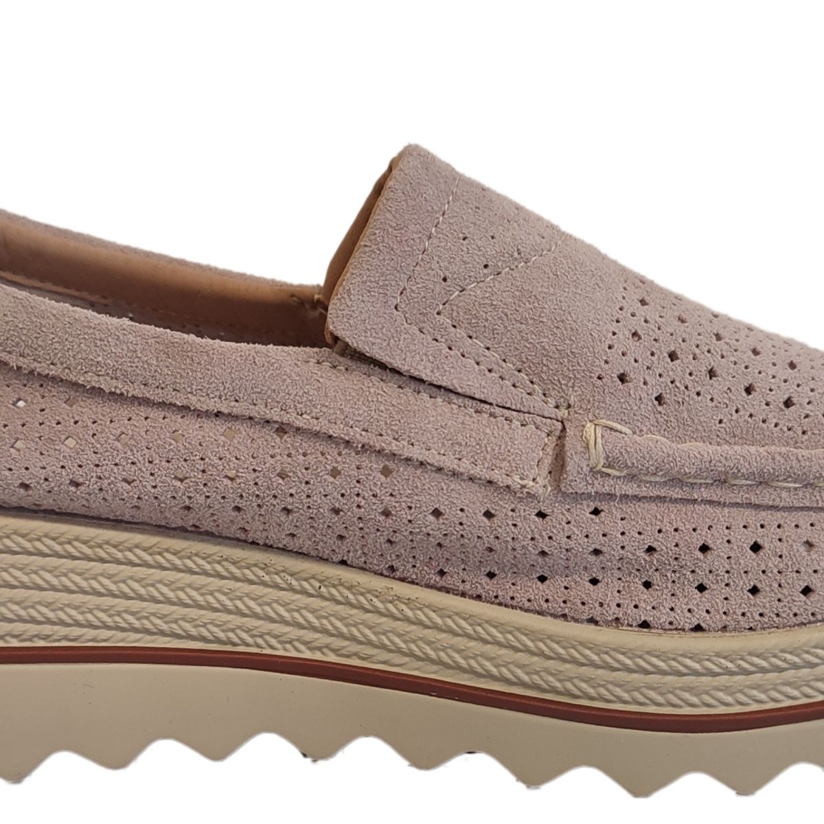 NORTHWEST - Zapatilla De Cuero Mujer Fantasy Beige