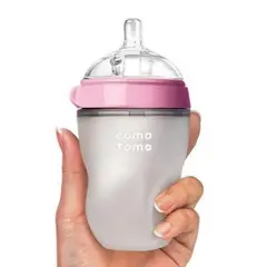 COMOTOMO - Mamadera Rosada 250 ML