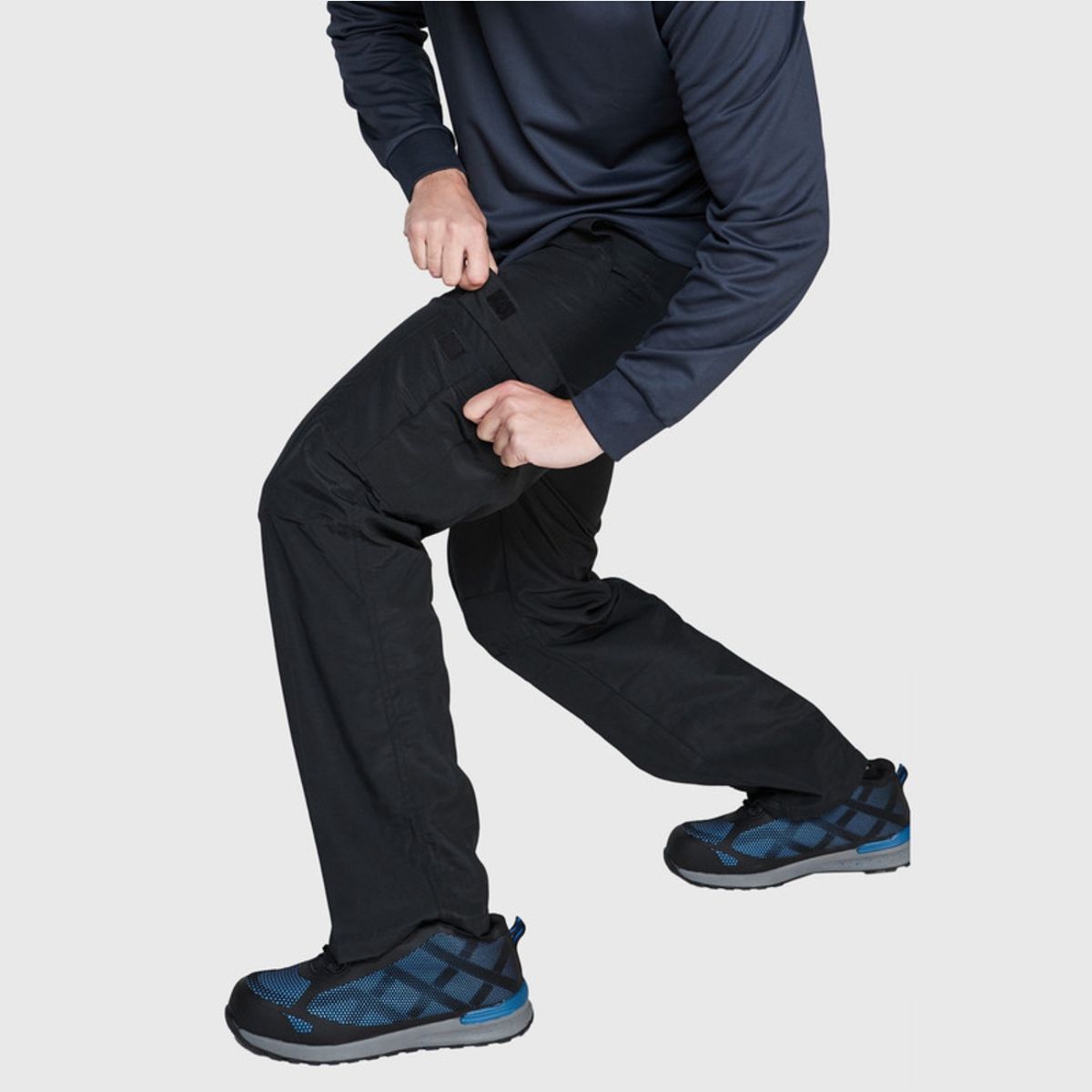 JAYSON - Pantalón Cargo Poplin Cintura Elasticada