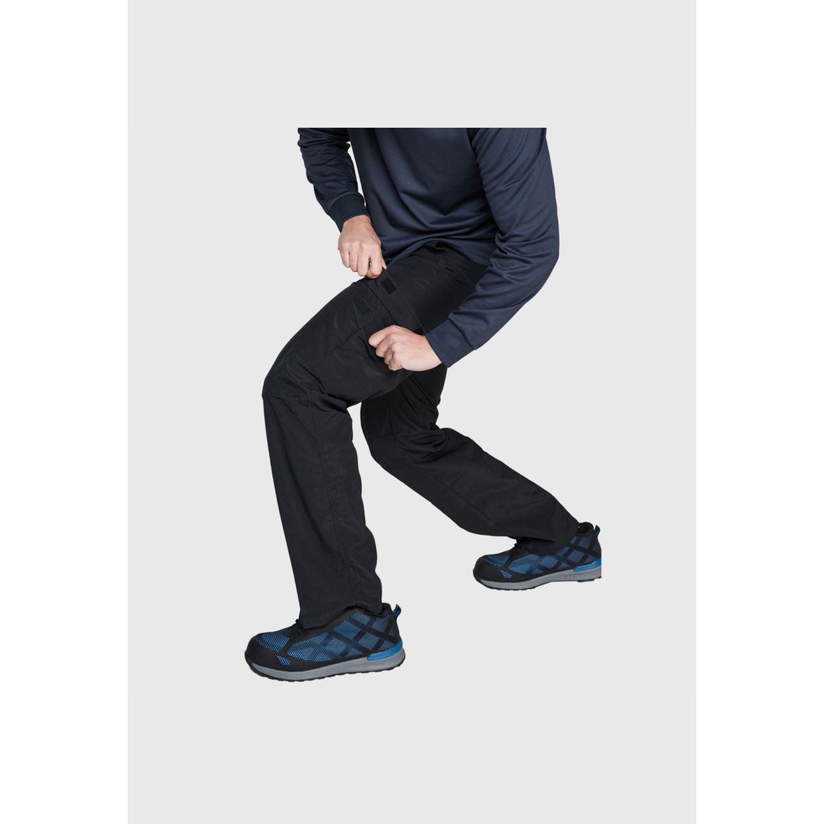 JAYSON - Pantalón Cargo Poplin Cintura Elasticada