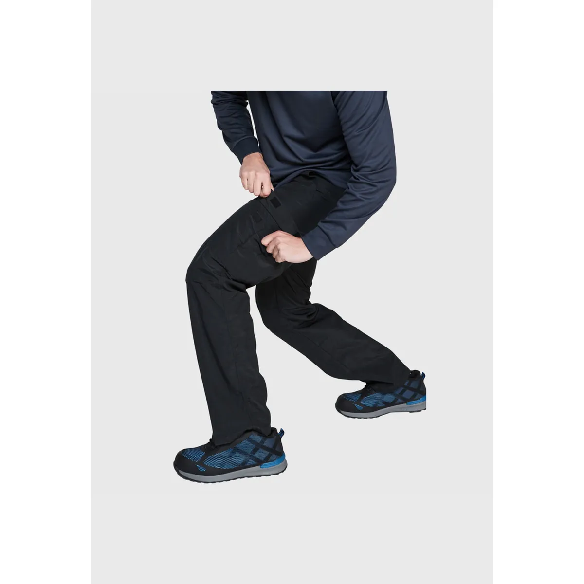 JAYSON - Pantalón Cargo Poplin Cintura Elasticada