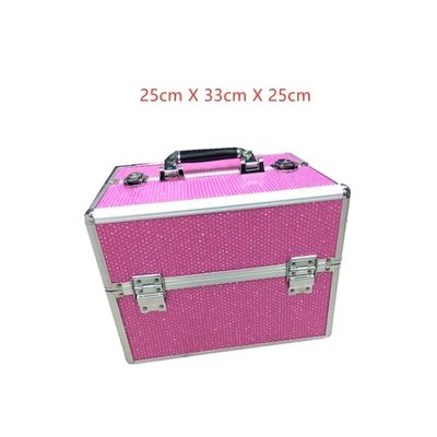 Imagen 2 del producto Maleta Para Manicure Y Maquillaje Fucsia Brillo