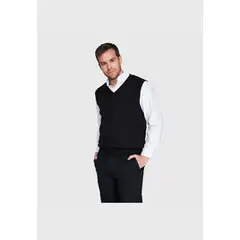 JAYSON - Sweater Cuello V Sin Manga Hombre