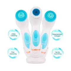 GENERICO - Cepillo Masajeador De Limpieza Facial 3 En 1