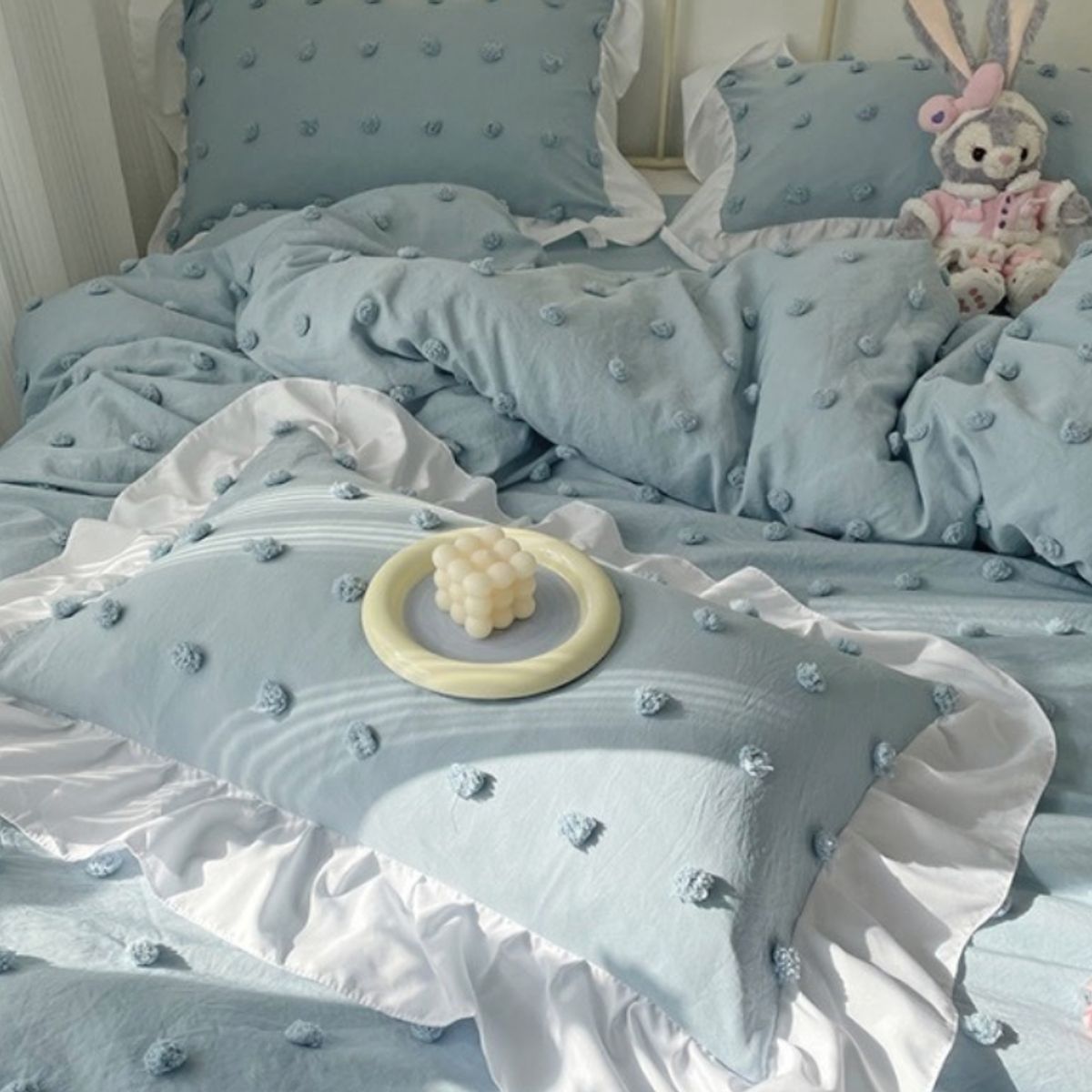 HOMER DESIGN - Set Ropa De Cama Sabanas +funda De Plumon 1.5 Plazas amd9