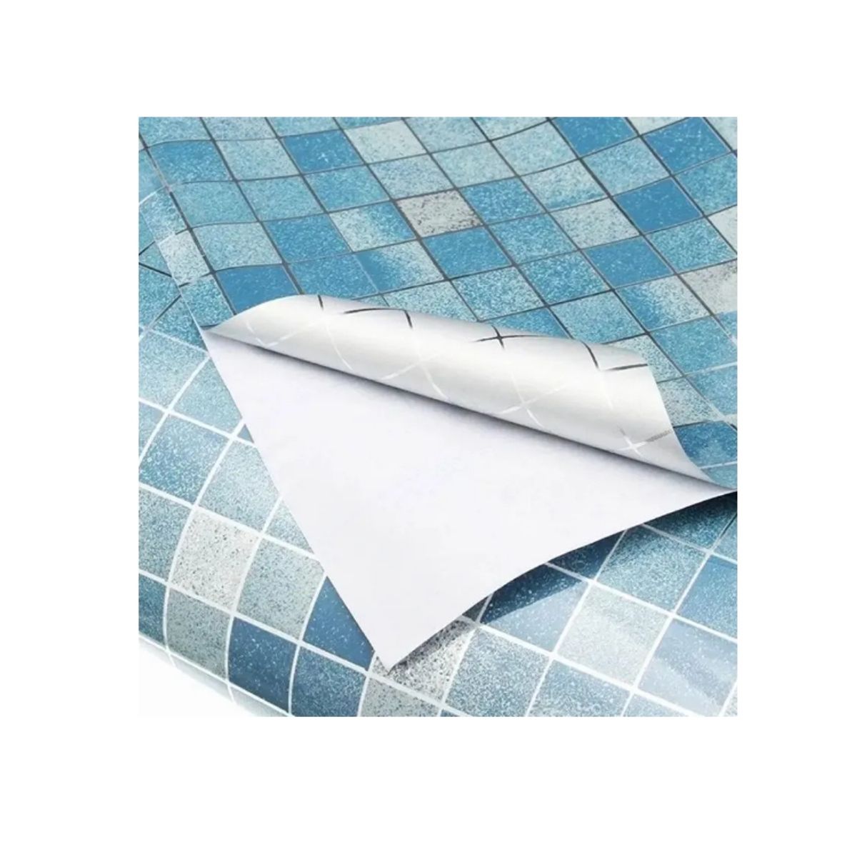 GENERICO - Papel Mural Autoadhesivo Rollo 10mt X 60cm Cuadros Celestes