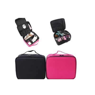 Imagen 2 del producto Maleta De Maquillaje De Mano Portatil Cosmetologia Grande Fucsia