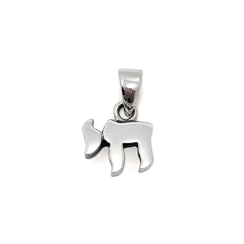 ANDREA COGGIOLA JOYAS - Colgante Jai Judío Plata Fina 925