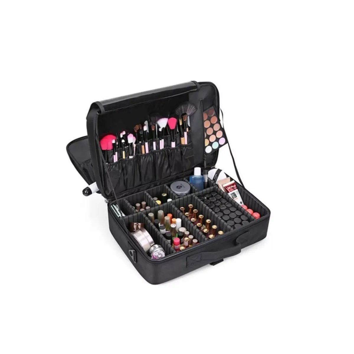 GENERICO - Maleta De Maquillaje De Mano Portatil Cosmetologia Grande Negra