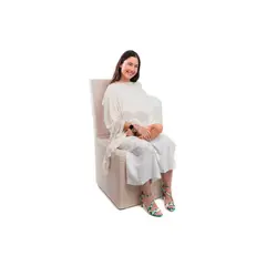 AMAMANTAS - Pañuelo de Lactancia Algodón 6 en 1 Crudo