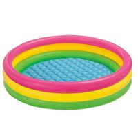 PISCINA INFLABLE 3 ANILLOS COLORES 114 CM