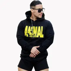 ADEMAN - Poleron Aress Animal Negro