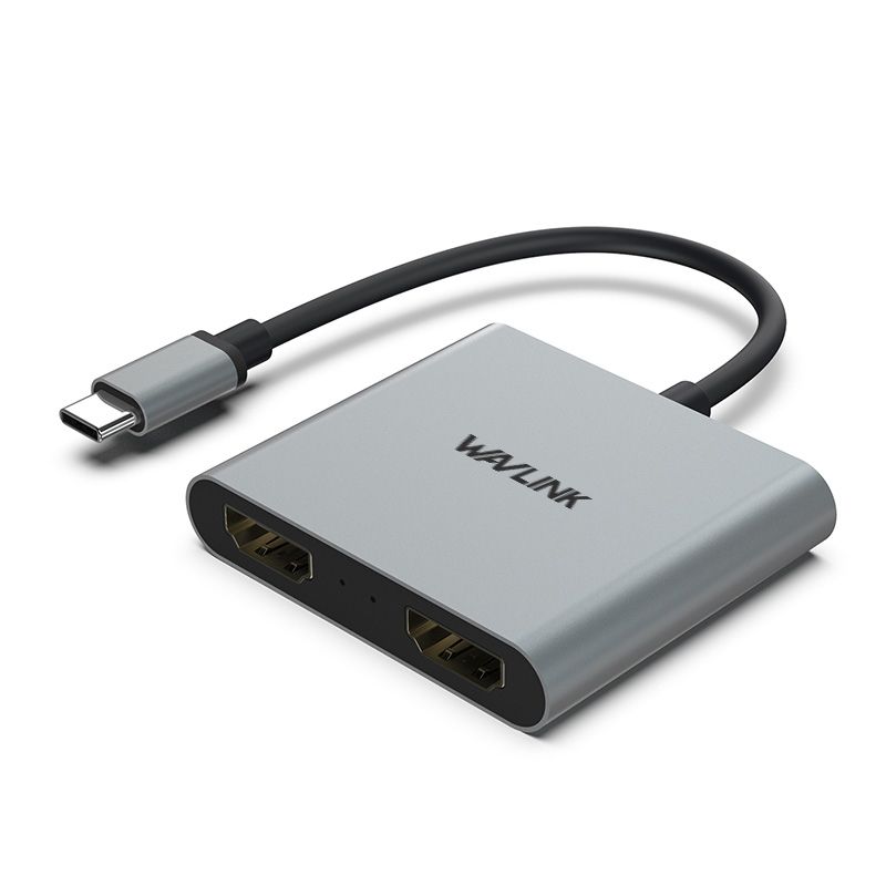 GENERICO - Adaptador USB-C a doble HDMI- Wavlink