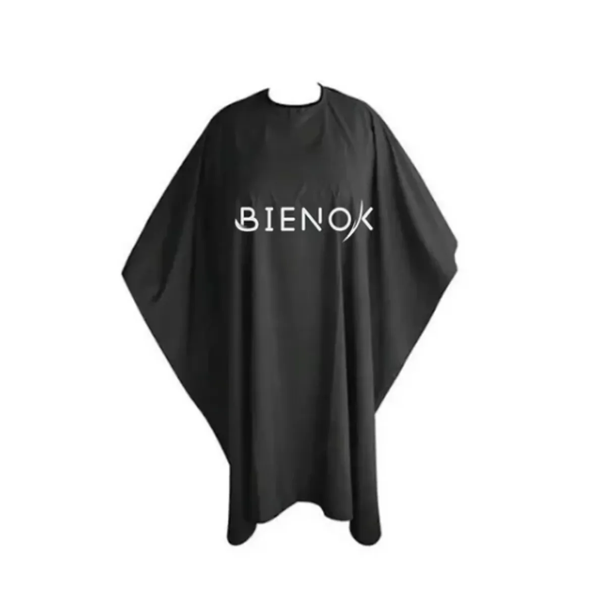 GENERICO - Capa Negra Para Tintura Peluquería Barbería Larga Bienok