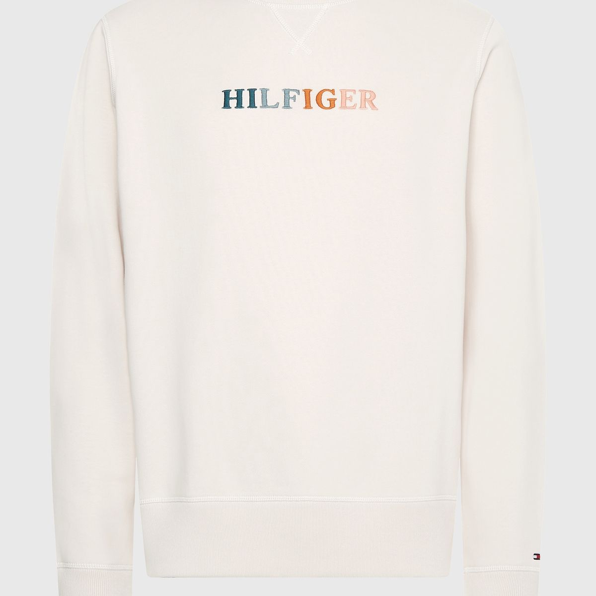 TOMMY HILFIGER - Polerón Con Logo Multi Color Crema Tommy Hilfiger