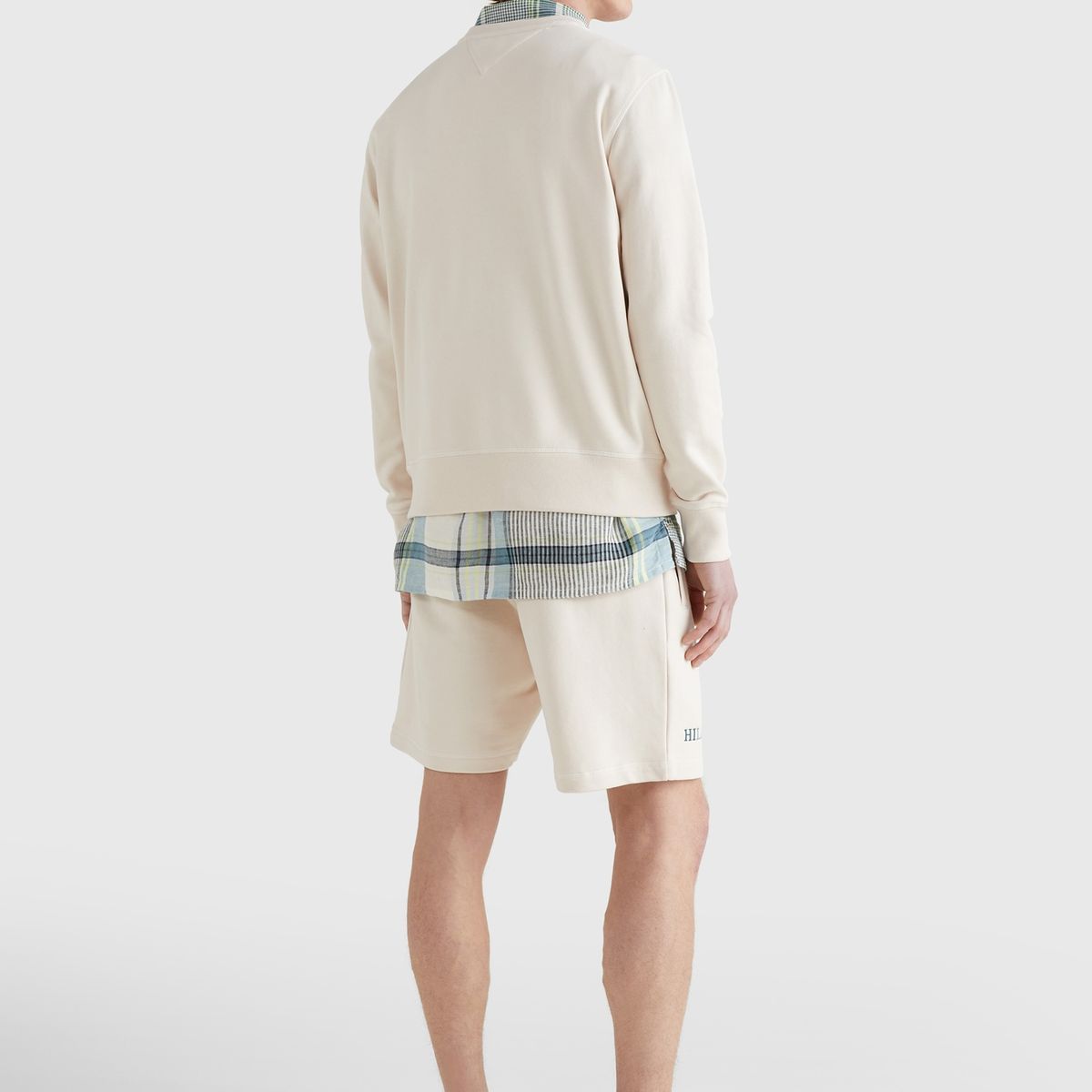 TOMMY HILFIGER - Polerón Con Logo Multi Color Crema Tommy Hilfiger