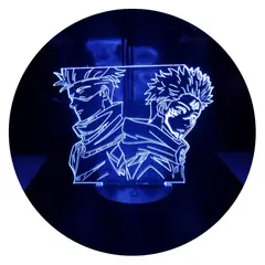 3DILUTION - Lámpara 3d Escritorio Jujutsu Kaisen Base Negra