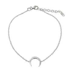 ANDREA COGGIOLA JOYAS - Pulsera Luna Invertida Plata Fina 925