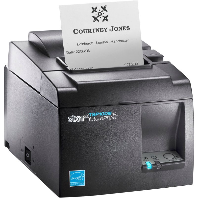STAR - Impresora Termica Star TSP143III 80mm Ethernet - Negro